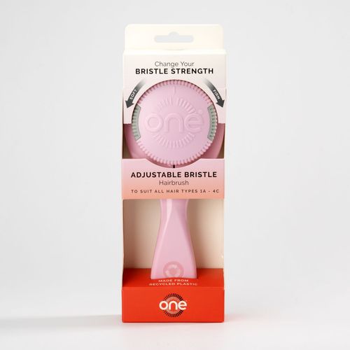 Cepillo brush detangler ajustable color rosa