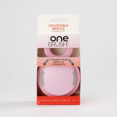 Cepillo brush mini detangler ajustable color rosa