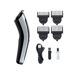 Maquina de cortar pelo patillera barba recargable at-505