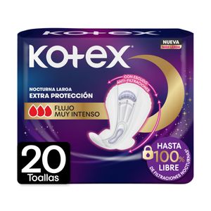 Toallas nocturnas larga extra protección (20 unidades)
