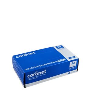 Guantes examen nitrilo negros M (10 unidades)