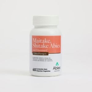 Maitake-shitake vitamina C (60 capsulas)