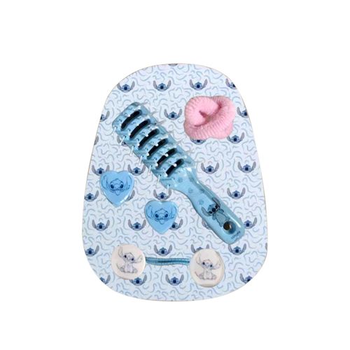 Mochila con set de accesorios para el pelo