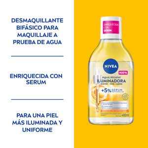 Agua micela iluminadora 400 ml
