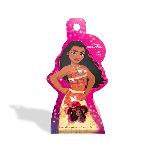 Esmalte moana rojo con glitter