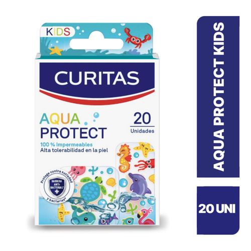 Apósitos adhesivos aqua protect kids (20 unidades)