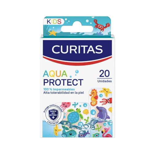 Apósitos adhesivos aqua protect kids (20 unidades)
