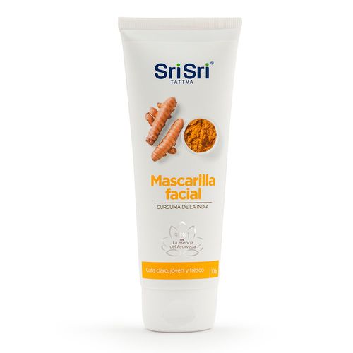 Mascarilla facial con curcuma de la india 100 g