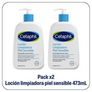 Combo x2 Loción Limpiadora Piel Sensible  473 ml
