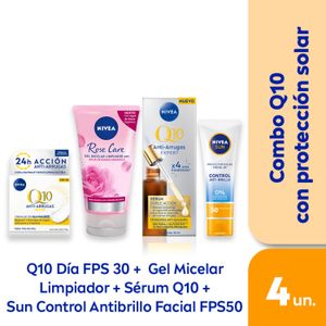Combo Q10 con protección solar