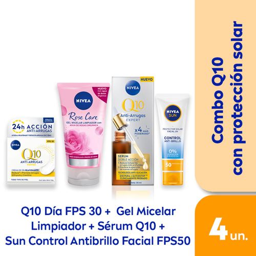 Combo Q10 con protección solar