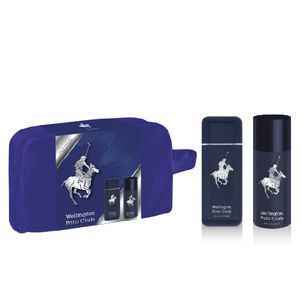 Fragancia masculina polo club azul necessaire edp 90 ml + deo