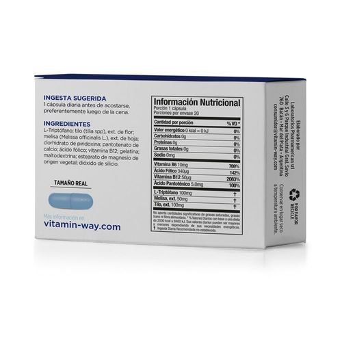 Relax noche (20 cápsulas)