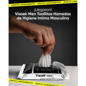 Toallitas húmedas higiene íntima masculina (16 sobres)