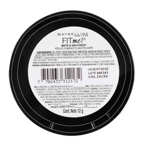Polvo compacto fit me matte 12 gr