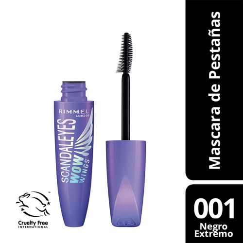 Mascara delineadora de pestañas wow wings 001 black
