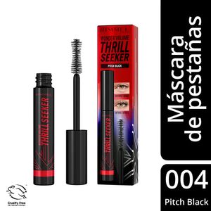 Mascara de pestañas wonder volume thrill seeker pitch black