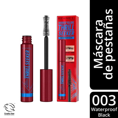 Mascara de pestañas wonder volume thrill seeker WP black