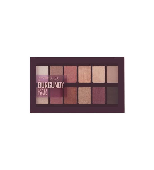 Paleta de sombras the burgundy bar palette