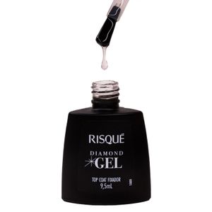 Esmalte top coat diamond gel