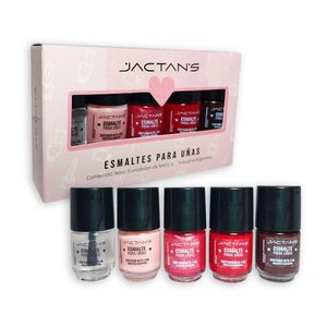 Set de 5 esmaltes para uñas romantic