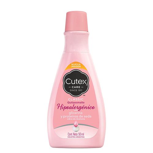 Quita esmalte hipoalergenico + glicerina 50 ML