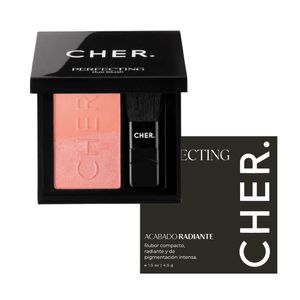 Polvo compacto perfecting duo blush 1 rose petal