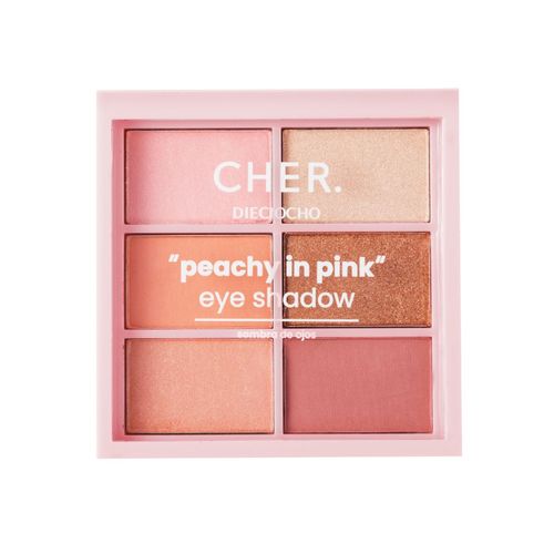Dieciocho paleta de sombras peachy in pink