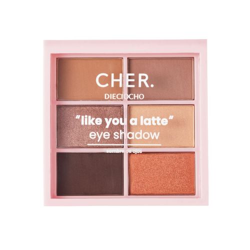 Dieciocho paleta de sombras like you a latte