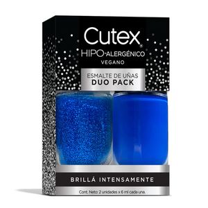 Esmalte pack duo glitter rock