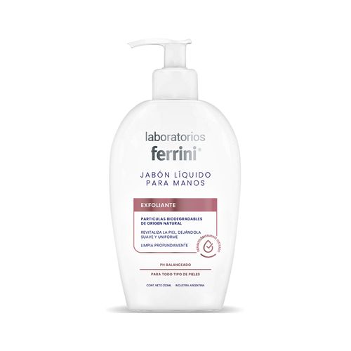 Jabon liquido para manos exfoliante 250 ml