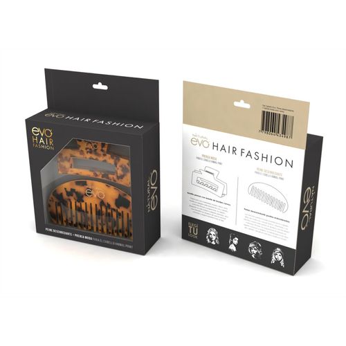 Set de cabello (peine + hebilla carey)