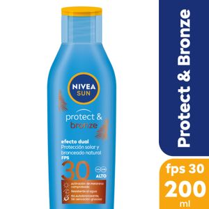 Bronceador y protector solar sun protect and bronze fps30 200 ml