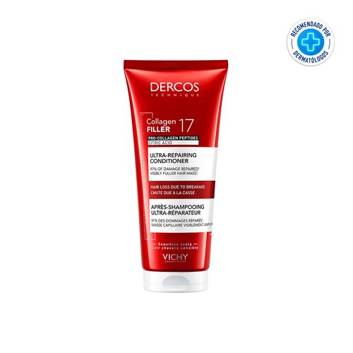 Acondicionador dercos collagen 17 repair 200 ml