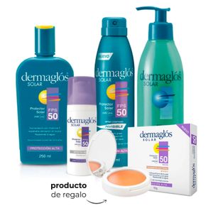 Combo protección solar fps 50 corporal + facial matificante + post solar
