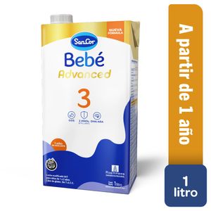 Fórmula láctea advanced 3 1 lt