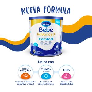 Fórmula láctea advanced comfort 400 grs