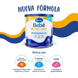 Fórmula láctea advanced prematuro 400 grs