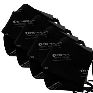 Combo Barbijos  STOPER Antibacterial Reutilizable (4 unidades)