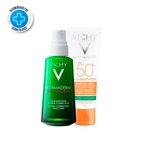 Combo Normaderm Phytosolution + Protector solar Matificante 3 en 1