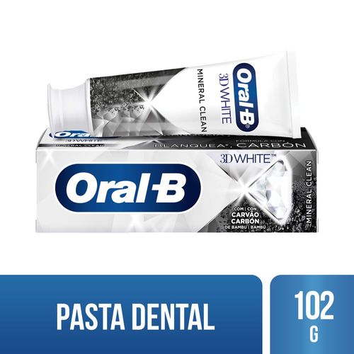 Pasta dental con carbón white mineral clean 102 grs