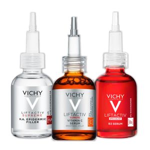 Combo liftactiv serum x3 especialist b3 + epidermic filler + vitamina C