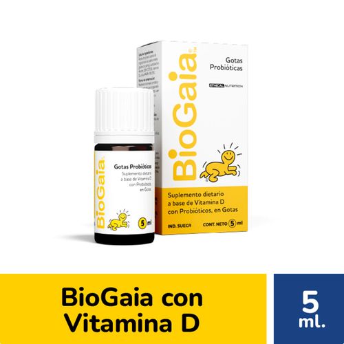 Gotas probióticas con vitamina D 5 ml