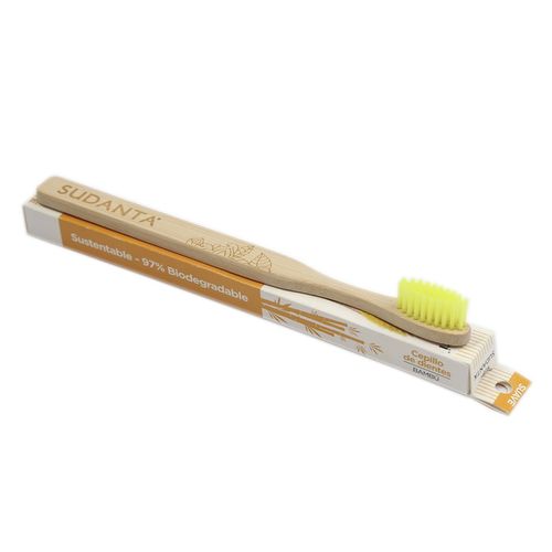 Cepillo dental sudanta bambu adulto suave
