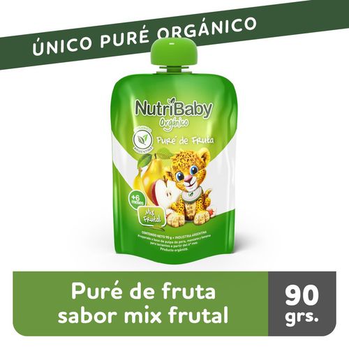Organico mix frutal pouch 90 gr